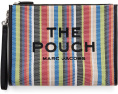 Большая сумка-пудреница The Stripe Mesh с полосатым принтом от Marc Jacobs