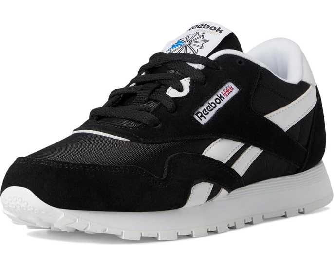 Кроссовки Reebok Kids Classic Nylon с сетчатым верхом и резиновой подошвой