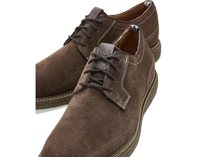 Туфли Clint Plain Toe из замши от Johnston и Murphy