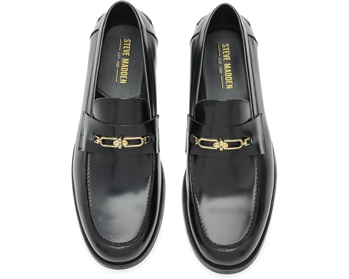 Лоферы Steve Madden Norton из гладкой кожи с цепочкой