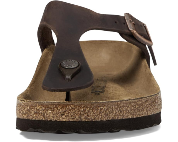 Сандалии Birkenstock Gizeh Oiled Leather с анатомической стелькой из пробки