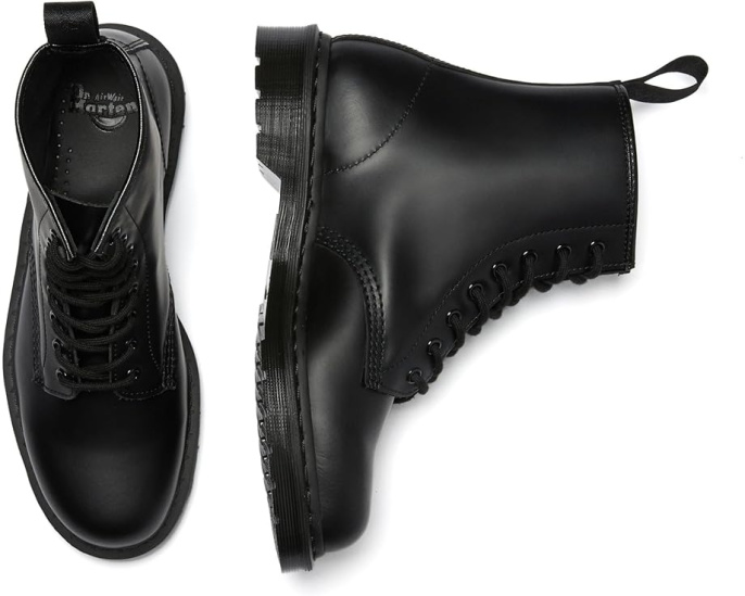 Ботинки Dr. Martens 1460 Mono с гладкой кожей и классической колодкой