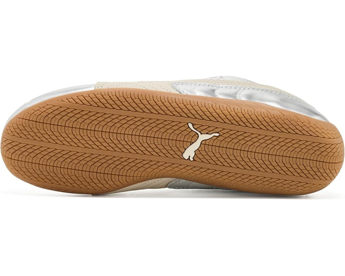 Кроссовки Puma Speedcat Silver с металлическим верхом