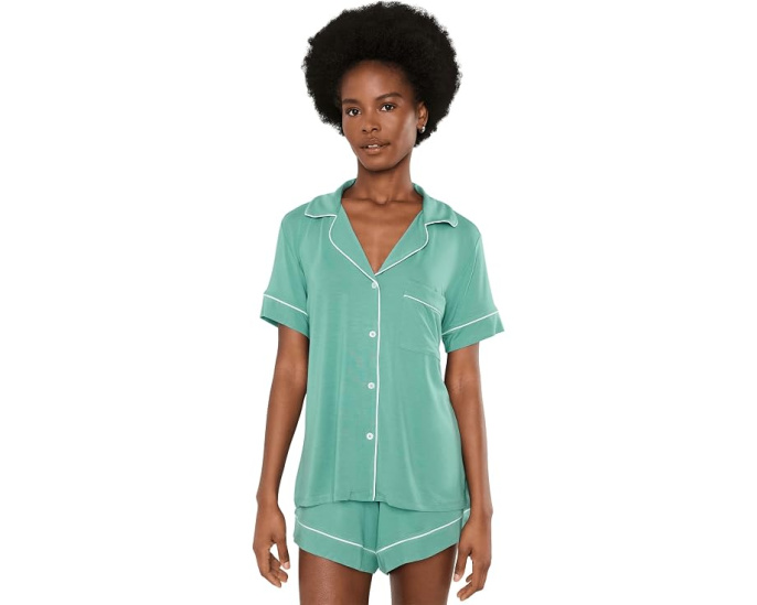 Пижамный комплект Eberjey Gisele Relaxed Short из мягкого модала