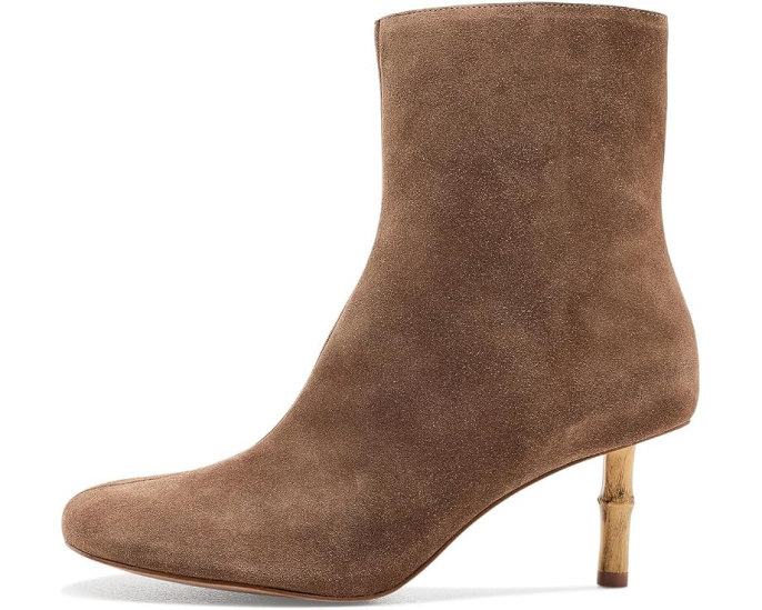 Suede Bamboo Bootie