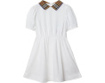 Платье Burberry Kids Alesea в клетку с оборками
