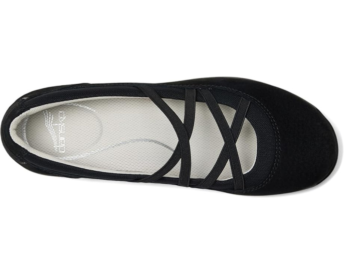Мокасины Dansko Harper из замши с эластичными ремешками