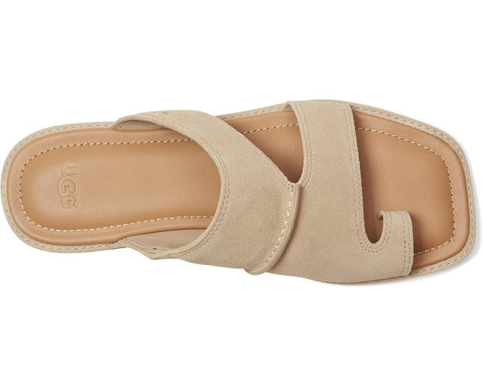 Сандалии UGG Matira с квадратным носком и кожаной подкладкой