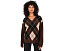 Свитер Kimberly V-Neck Argyle Knit от KUT from the Kloth