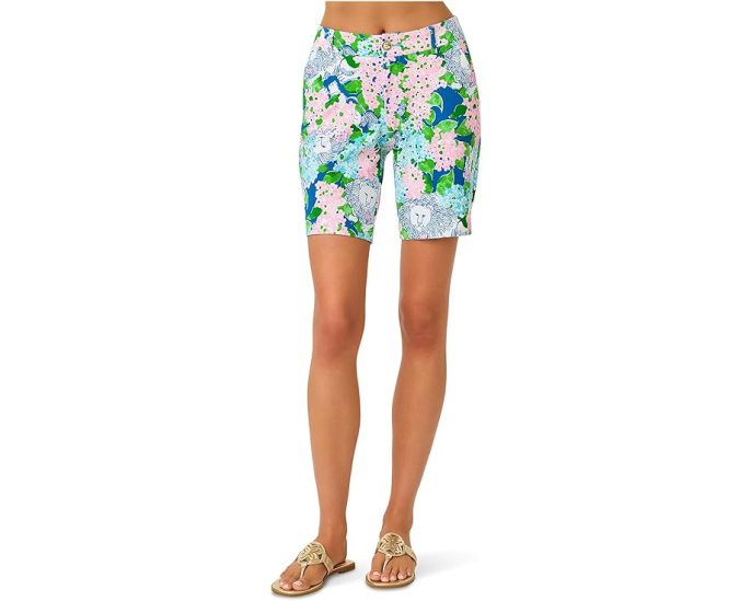 Шорты Lilly Pulitzer Natia средней посадки с фирменным принтом