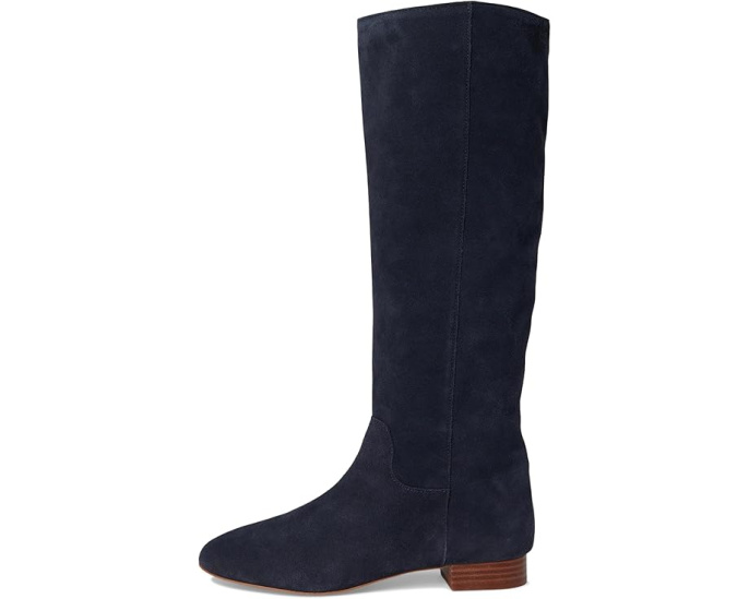 Высокие сапоги Madewell Taylor из замши с круглым носком