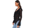 Кардиган Free People Laney с рюшами и вязаным узором