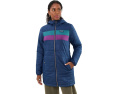 Пуховик L.L.Bean Mountain Classic с цветным блоком и капюшоном