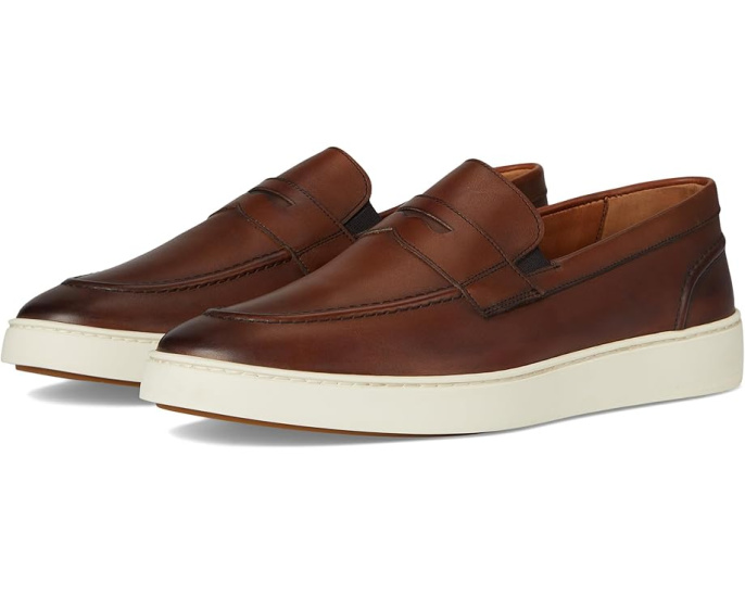 Слипоны Allen Edmonds Randolph 2.0 Slip-on Sneaker из кожи с эластичными вставками