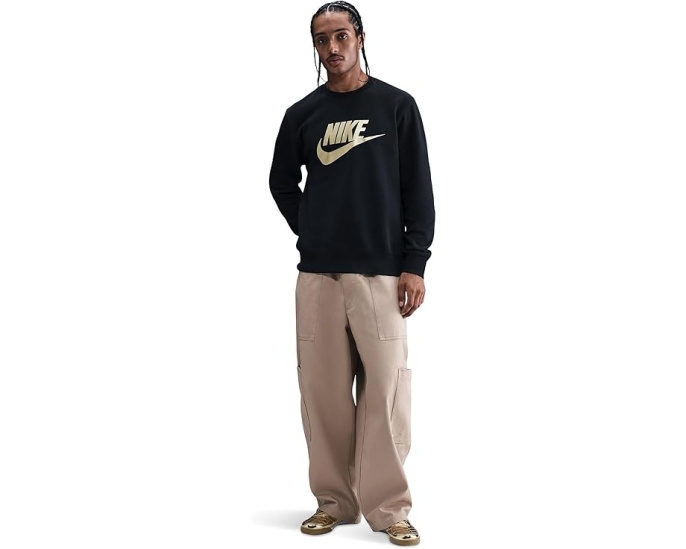 Клубная флисовая худи Nike Club Brushed Fleece Crew