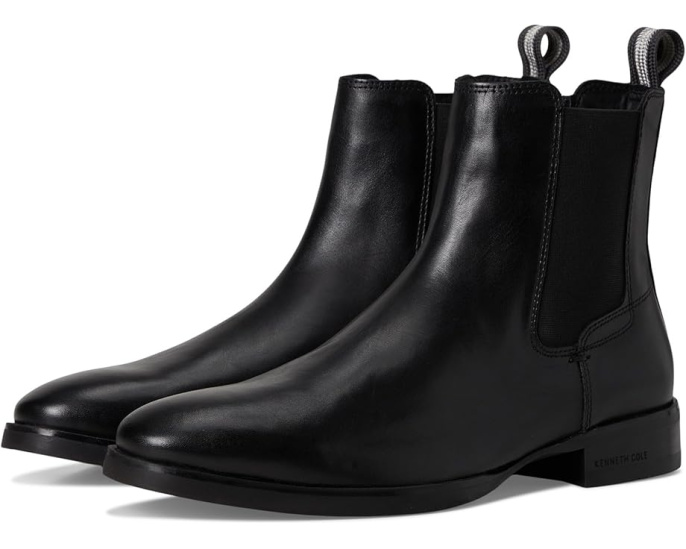 Ботинки Chelsea Raymond из кожи с боковыми вставками Kenneth Cole
