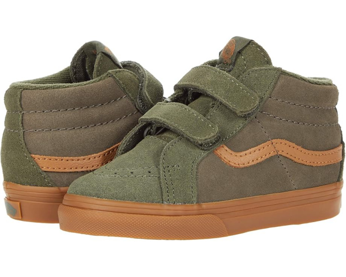 Кроссовки Vans Kids Sk8-Mid Reissue V с застежкой на липучке