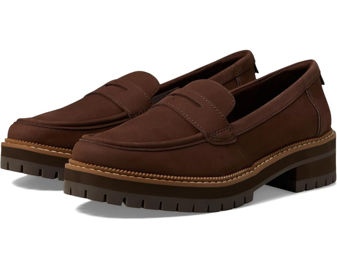 Лоферы TOMS Cara с платформой и контрастными деталями