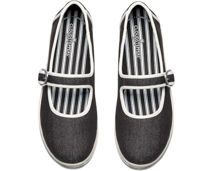 Балетки Breeze Janey от Clarks с регулируемой пряжкой и стелькой Cloudsteppers