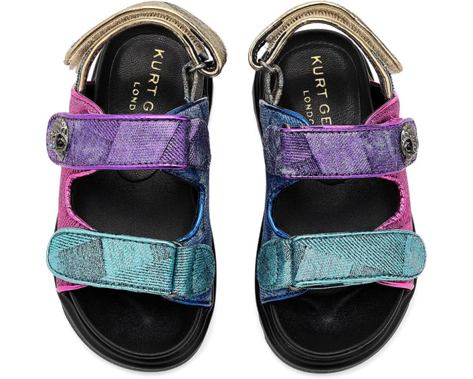 Kurt Geiger London Kids Mini Orson сандалии на липучке для малышей