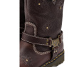 Dr. Martens Anistone Hi Flower ботинки из темной кожи