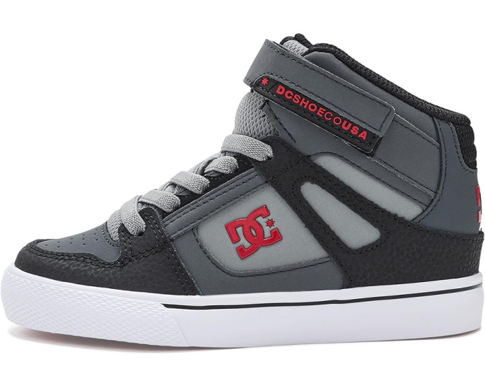 Детские кроссовки DC Kids Pure Hi Top EV высокие на липучке