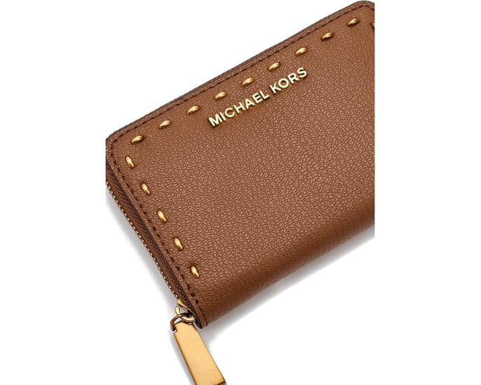 Картхолдер MICHAEL Michael Kors Jet Set Small Zip Around с тиснением