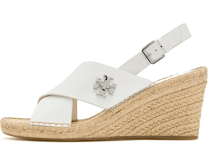 Эспадрильи на танкетке 85mm Turnlock Wedge от Tory Burch с перекрестными ремешками