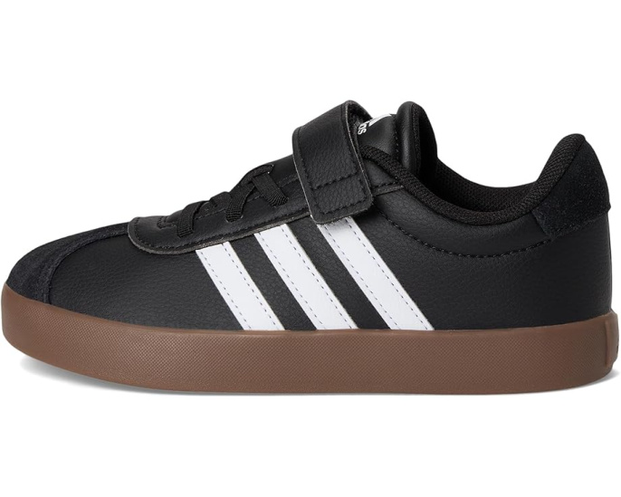 Кроссовки Adidas VL Court 3.0 с эластичными шнурками для детей