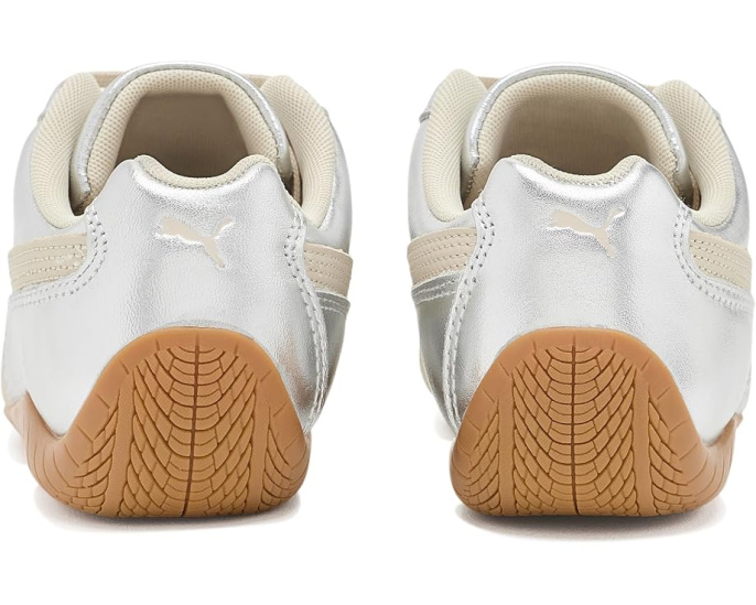 Кроссовки Puma Speedcat Silver с металлическим верхом