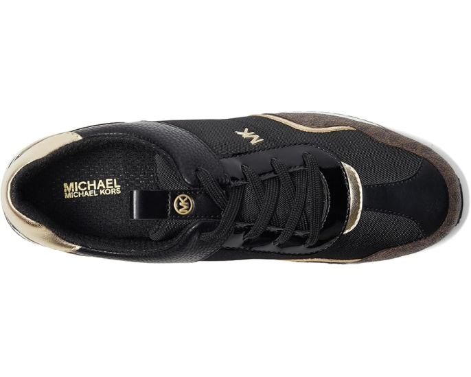 Кроссовки MICHAEL Michael Kors Raina с фирменным логотипом и текстильным верхом