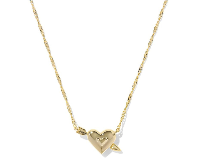 Подвеска Kendra Scott Ari Heart Arrow в виде сердца из розового золота