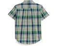 Рубашка хлопковая в клетку Polo Ralph Lauren Plaid Cotton Shirt белая для малышей и детей младшего возраста
