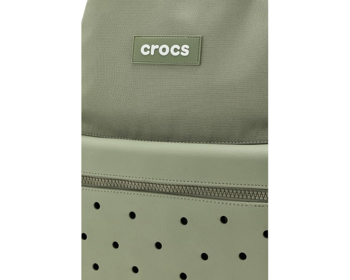 Рюкзак Crocs из нейлона с вентилируемым карманом и отверстиями для Jibbitz