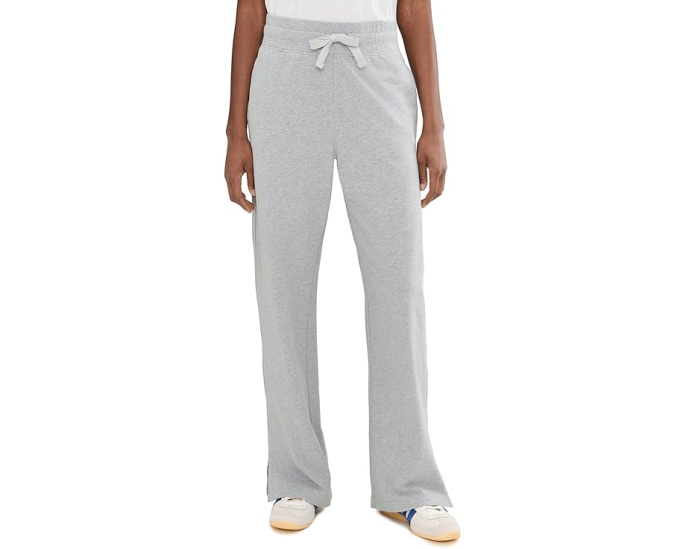 PACT брюки Cloudknit Wide Leg Pants с широкими штанинами и разрезами