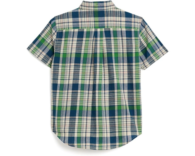 Рубашка хлопковая в клетку Polo Ralph Lauren Plaid Cotton Shirt белая для малышей и детей младшего возраста
