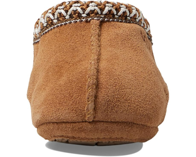 Детские тапочки UGG Tasman из замши на липучке