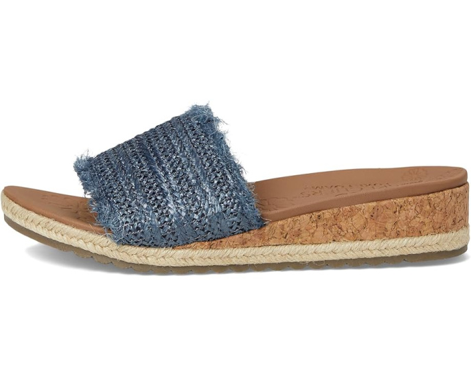 Сандалии Skechers Breezie Radiant Feels на пробковой платформе с ремешком из рафии