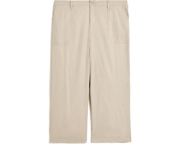 NYDJ Plus Wide Leg Cropped Cargo брюки карго укороченные