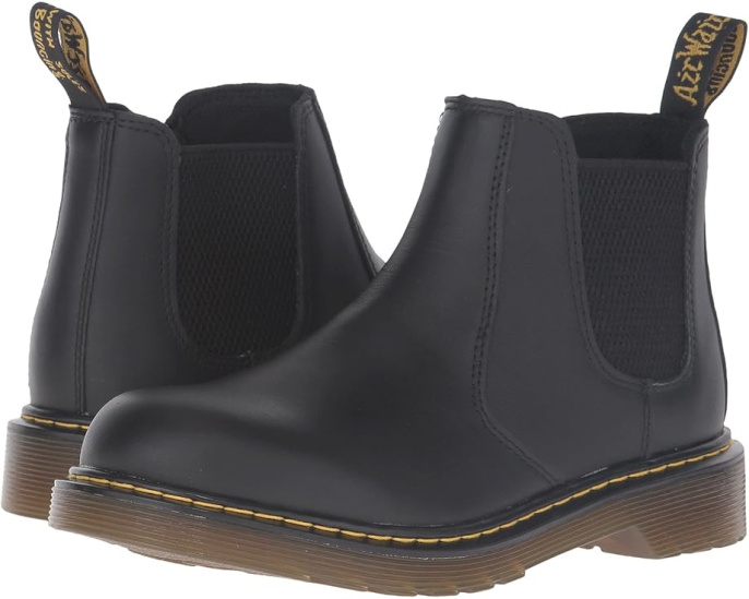 Детские ботинки Dr. Martens 2976 Y с молнией и эластичными вставками