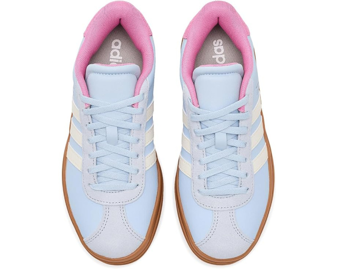 Кроссовки Adidas VL Court Bold для детей с цветочным принтом