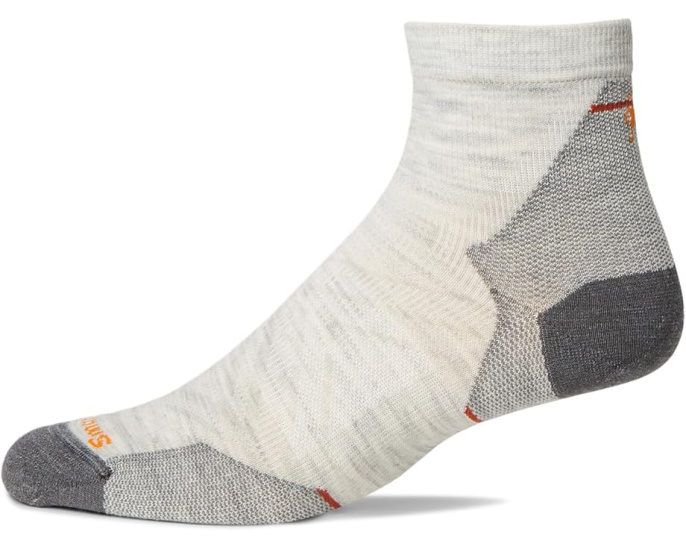 Носки Smartwool Run Zero Cushion Ankle с технологией Indestructawool и Shred Shield