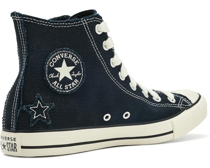 Кеды Converse Chuck Taylor All Star с потертыми звездами высокая посадка