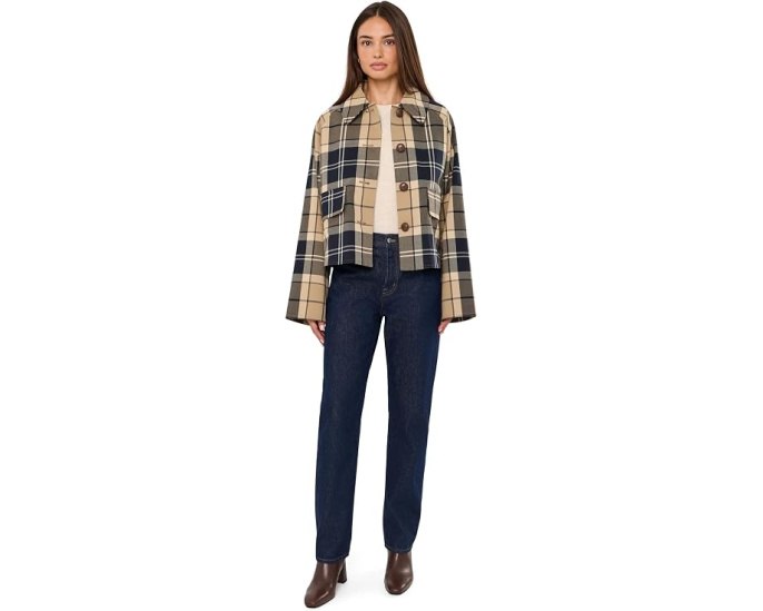 Delilah Checked Showerproof Jacket