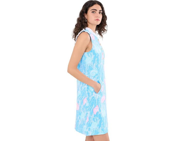 Lilly Pulitzer Платье Evangeline без рукавов бирюзовое