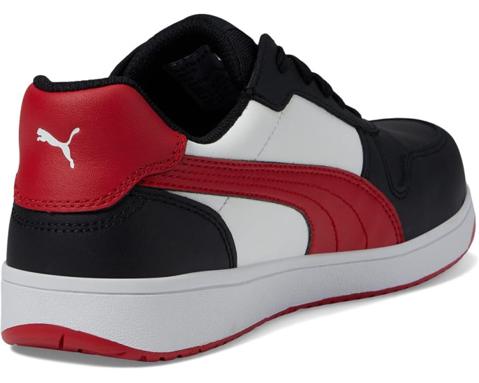 Puma кроссовки Frontcourt Leather Low ASTM EH с композитным носком черные