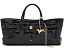 Maeve Dachshund Metal Charm Tote Bag