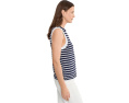 Топ майка Harbor Pebble Cotton Stripe от Tommy Bahama в полоску Синий