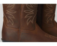 Ariat Heritage Western R Toe ковбойские сапоги с темно-коричневой кожей