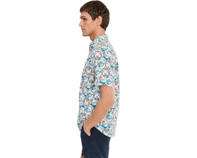 Рубашка Tommy Bahama Nova Wave с цветочным принтом Glass Half Full